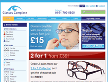 Tablet Screenshot of glassescomplete.co.uk